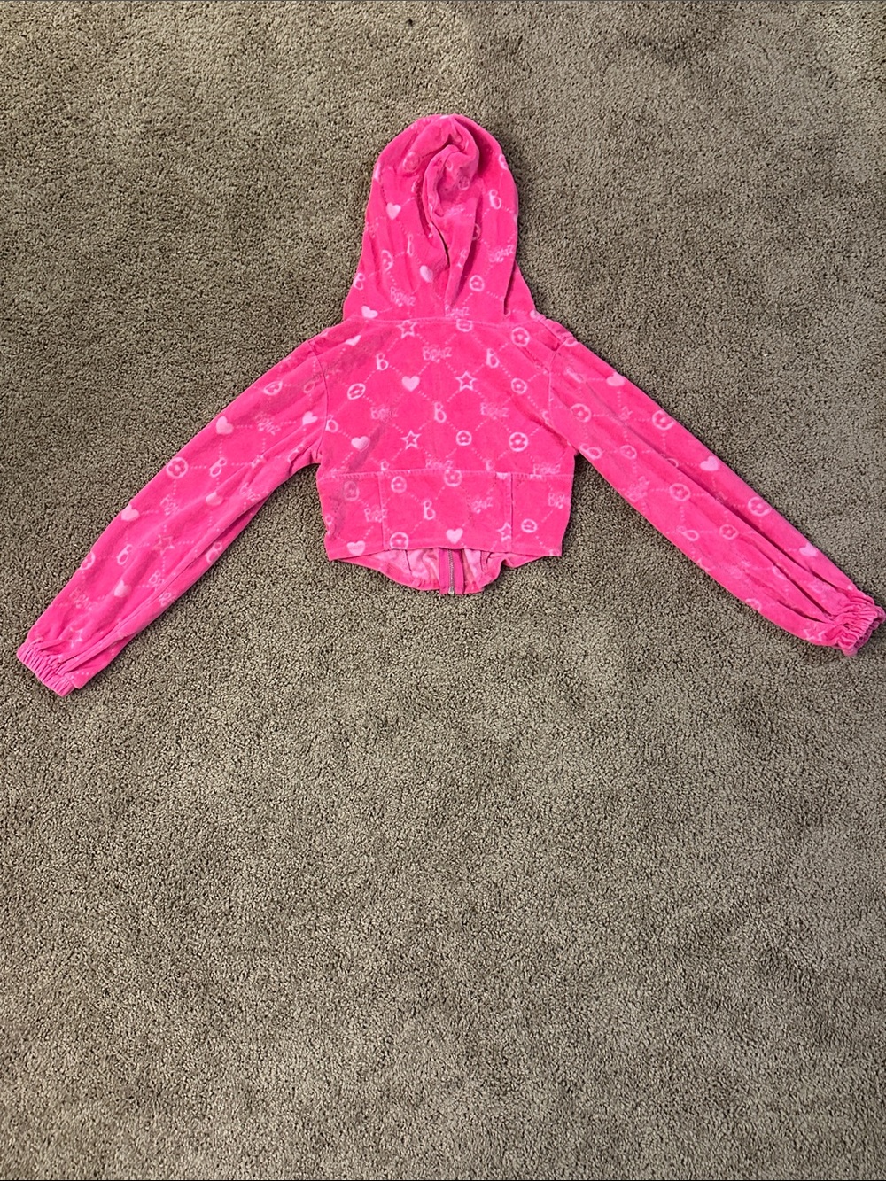 Pink Dolls Kill x Bratz Velour Cropped Jacket - Picture 6 of 7